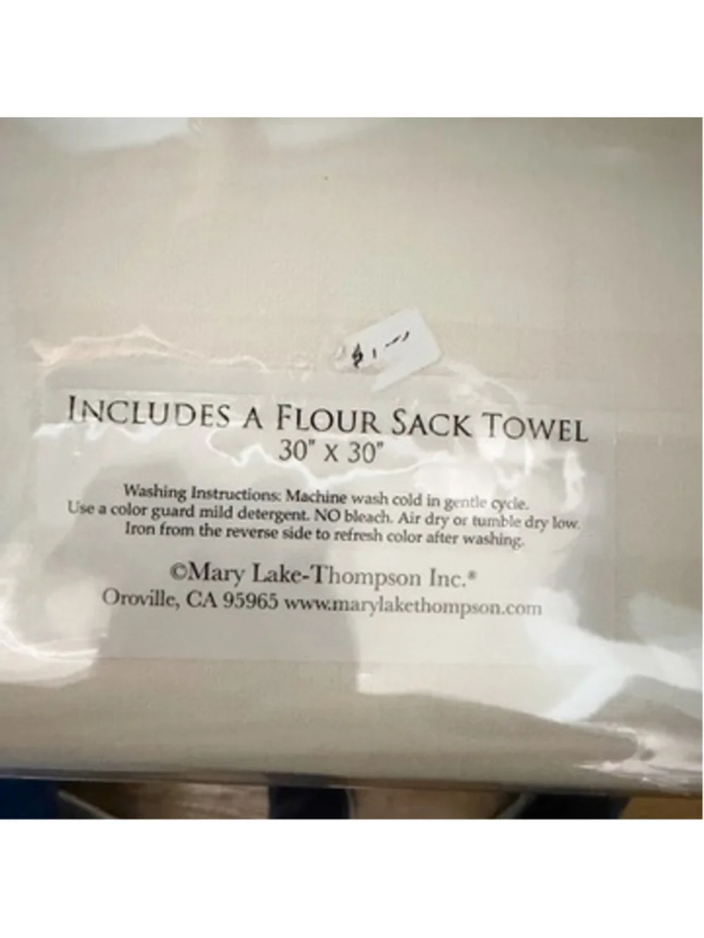 MacKenzie-Childs Queen Bee Dish Towel & Mary Lake Thompson Flour Sack Cotton NWT